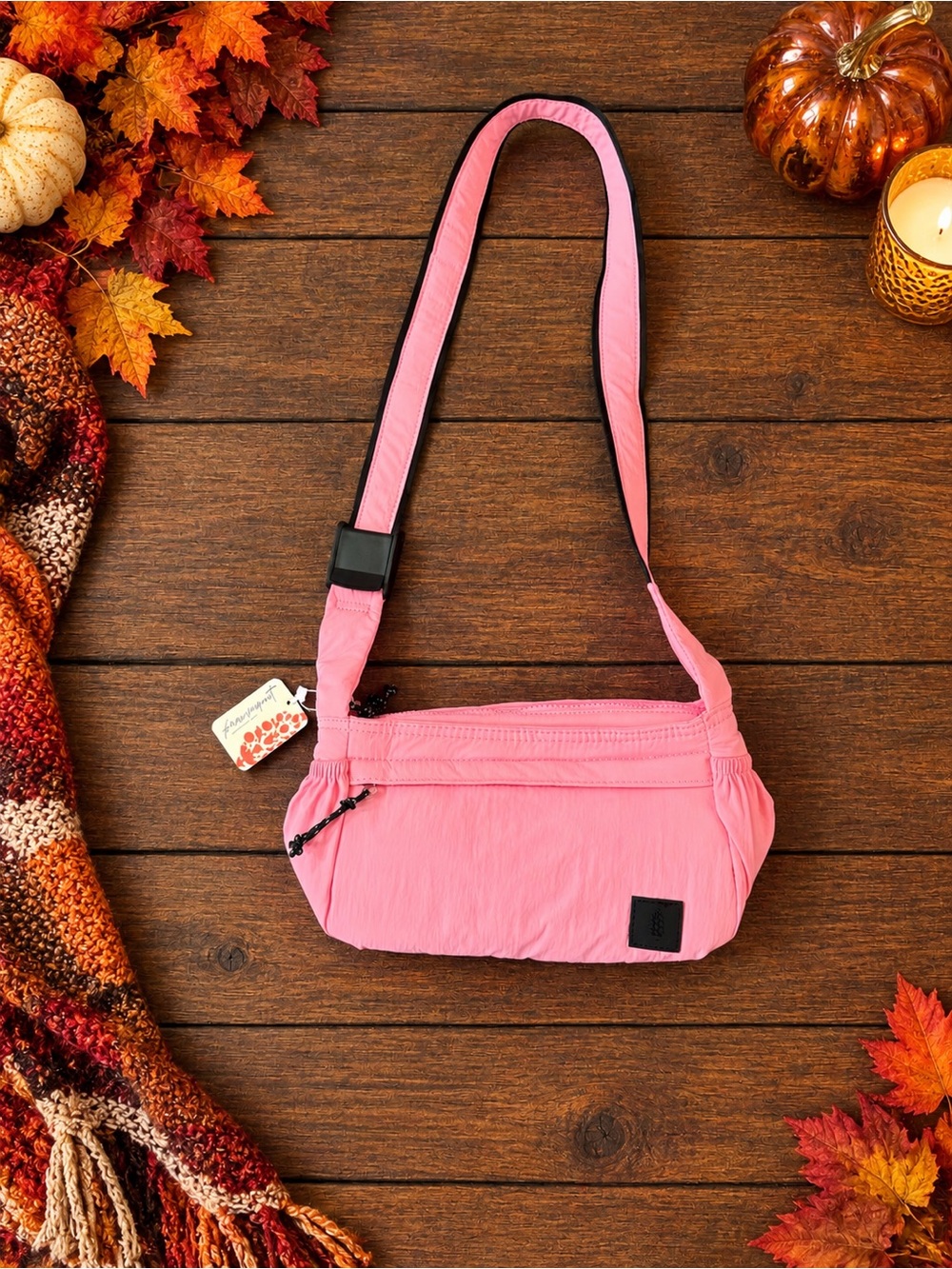 FP Movement Free People Check It Crossbody Bag Pink MSRP $58 NWT